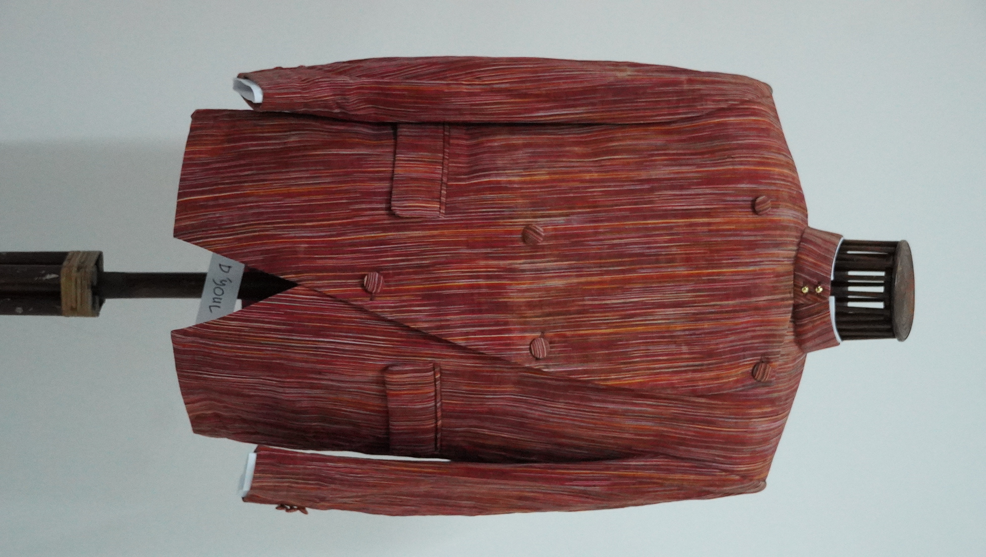 Beskap Lurik Coklat Muda