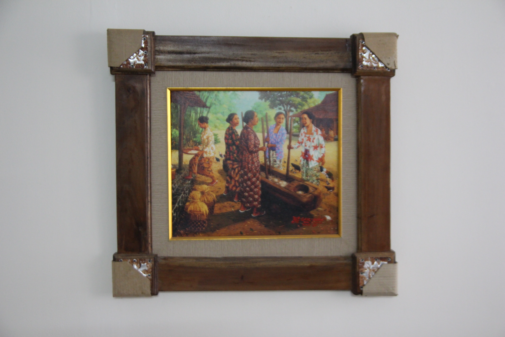 Lukisan Cak Min "Nuthu" 40x35 cm (Printing)